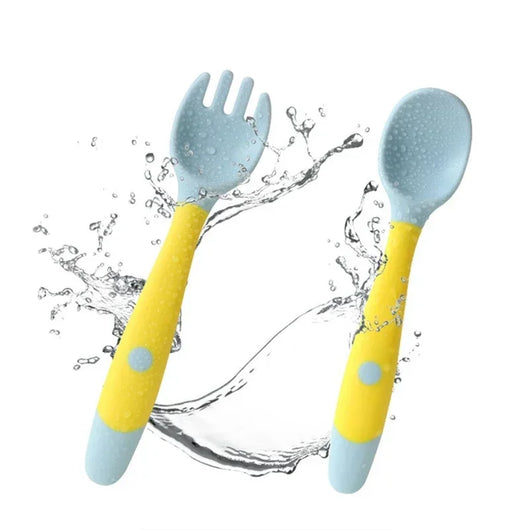 Sprig & Scout Bendy Spoon & Fork Set