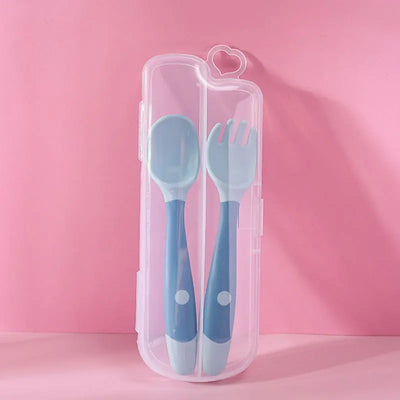 Sprig & Scout Bendy Spoon & Fork Set