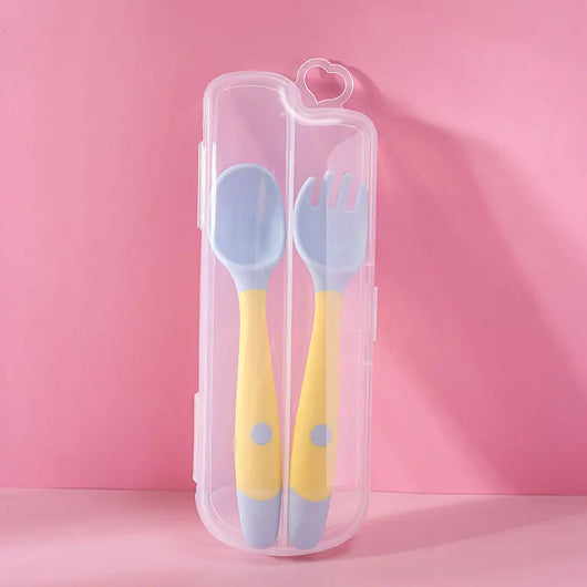 Sprig & Scout Bendy Spoon & Fork Set