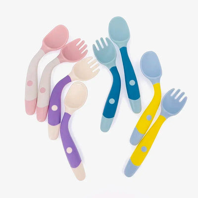 Sprig & Scout Bendy Spoon & Fork Set