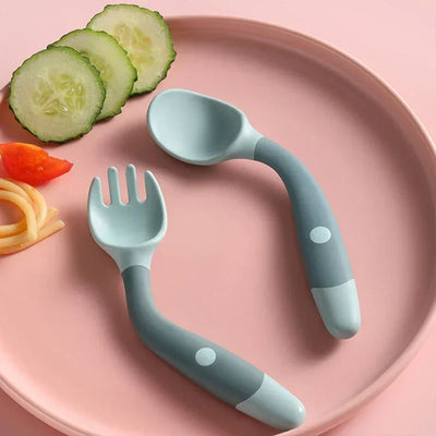 Sprig & Scout Bendy Spoon & Fork Set