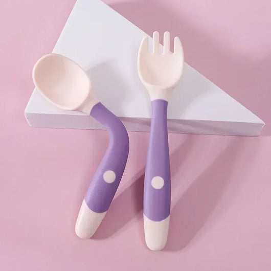 Sprig & Scout Bendy Spoon & Fork Set