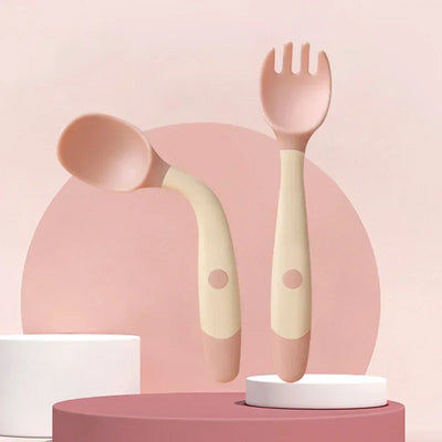 Sprig & Scout Bendy Spoon & Fork Set