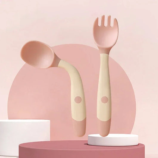 Sprig & Scout Bendy Spoon & Fork Set