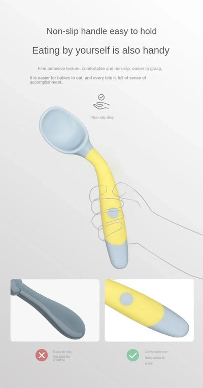 Sprig & Scout Bendy Spoon & Fork Set