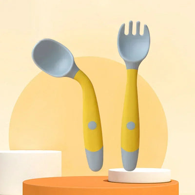 Sprig & Scout Bendy Spoon & Fork Set