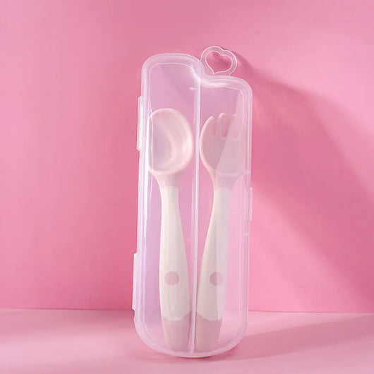 Sprig & Scout Bendy Spoon & Fork Set
