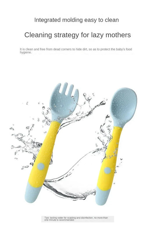 Sprig & Scout Bendy Spoon & Fork Set
